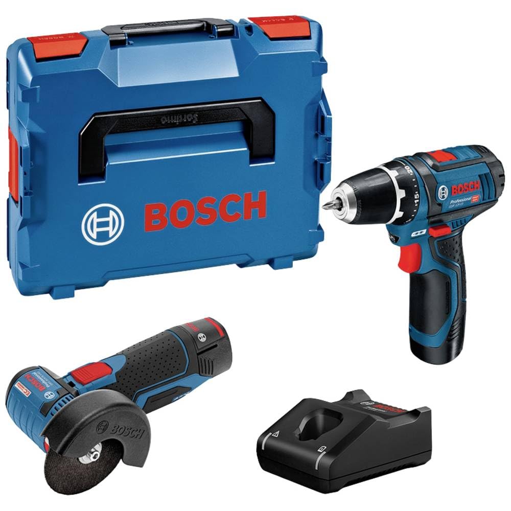 Bosch Professional Combo Kit GSR 12V-15 + GWS 12V-76