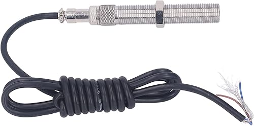 Miniatura 3 de Sensor de velocidad 58 18UNF 2A L80mm Rosca 4.9 ft Arnés MPU Magnético Pickup Revolución Sensor de Velocidad para para Grupo Electrógeno Motor