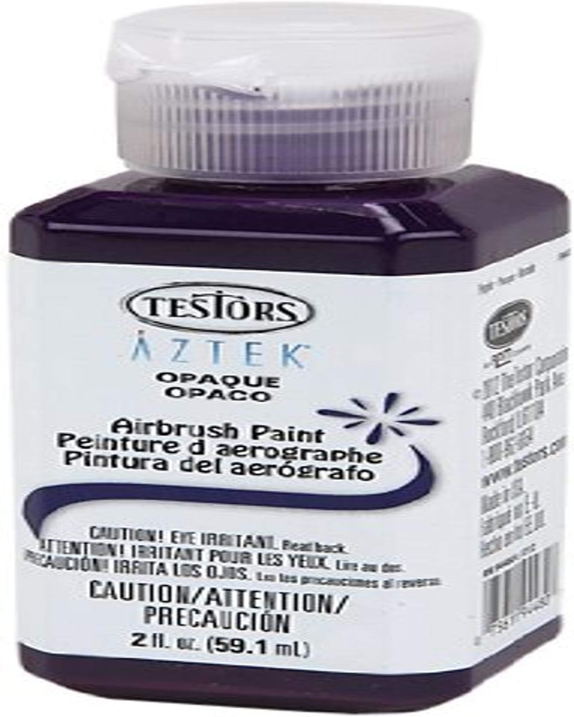 Testors Aztek Acrylic Airbrush Paint, Opaque Purple, 2 Fl Oz