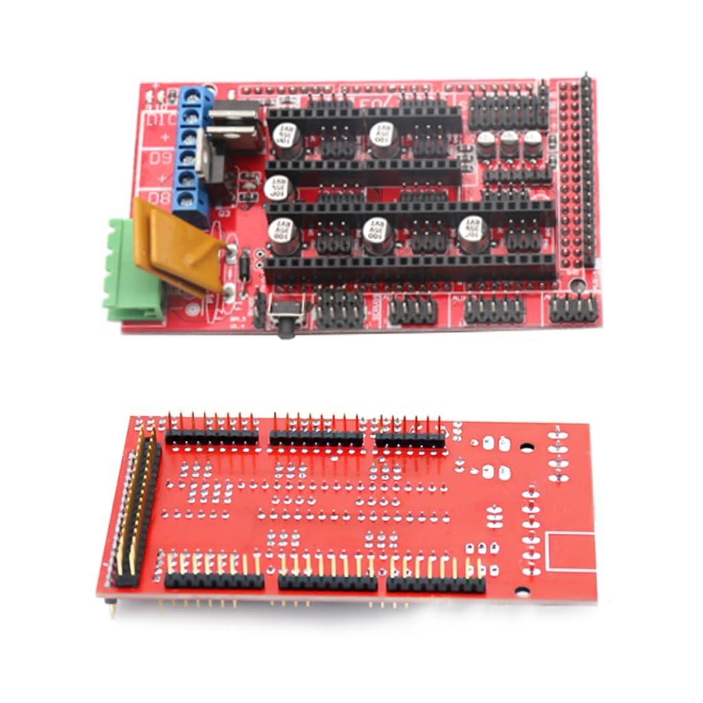 Mega2560R3, kontroler rampy 1.4 i sterownik krokowy A4988 12864 panel LCD