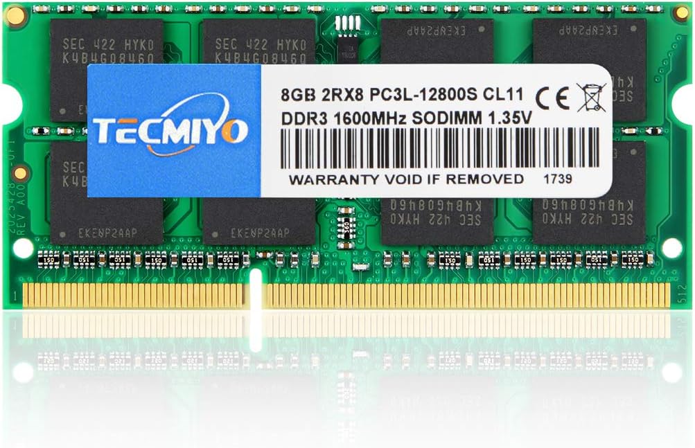 8GB/16GB/32GB PC3L-12800S DDR3L-1600MHz 1.35V 204-Pin SODIMM Laptop RAM Memory