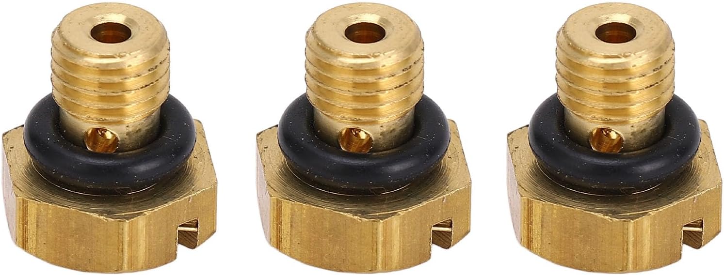 3pcs Carburetor Bowl Drain Screw with O Ring 6H3-14992-00 for 2T 40 50 60 75 to 90 Horsepower Outboard Engine