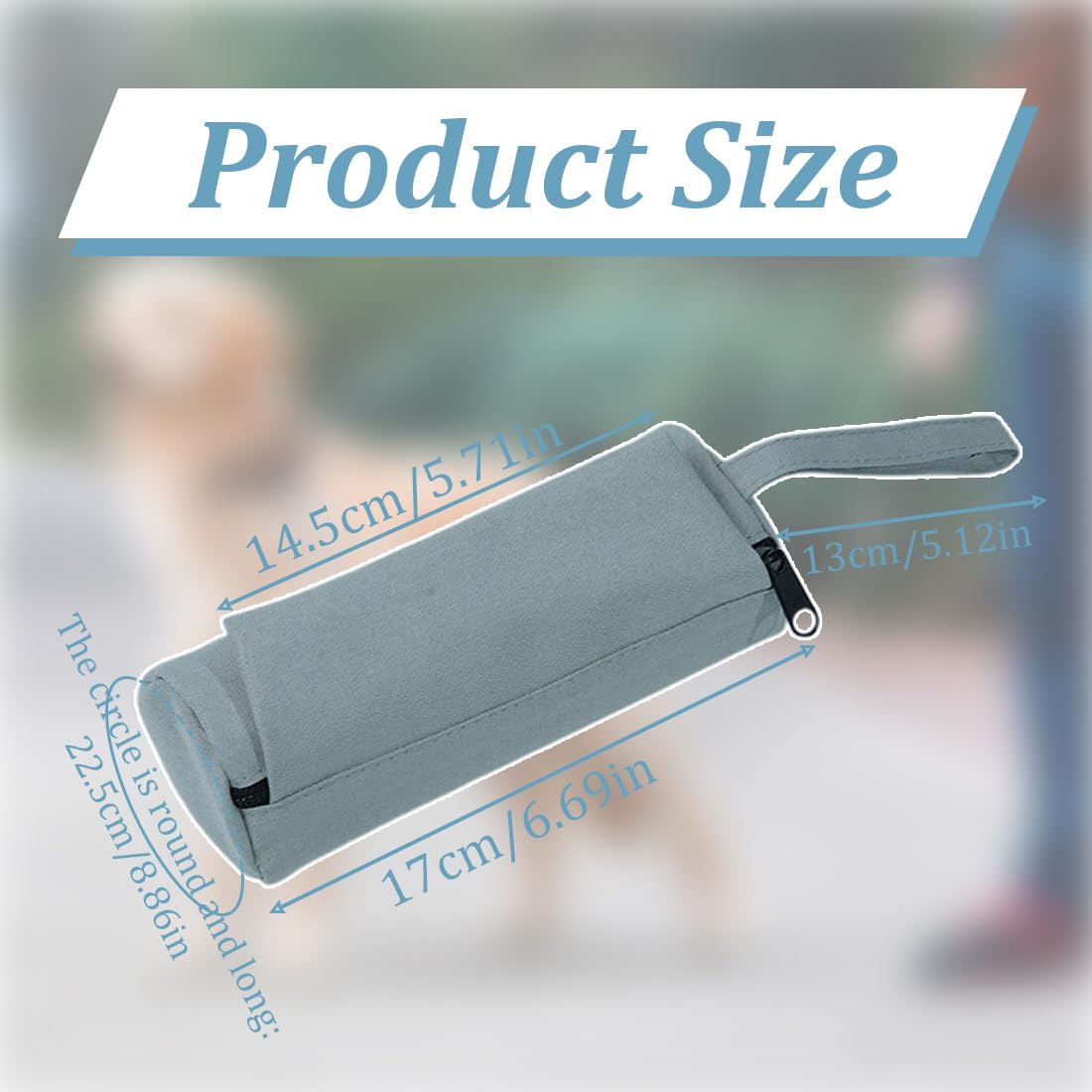 Apportable Chien Robuste pour friandises - Boudin Chien Mordant - Jouet Pour Chien Idéal - Chien accessoires Essentiels, Flotte, à Lancer, Dressage de Chiots et Chiens de (Gris)