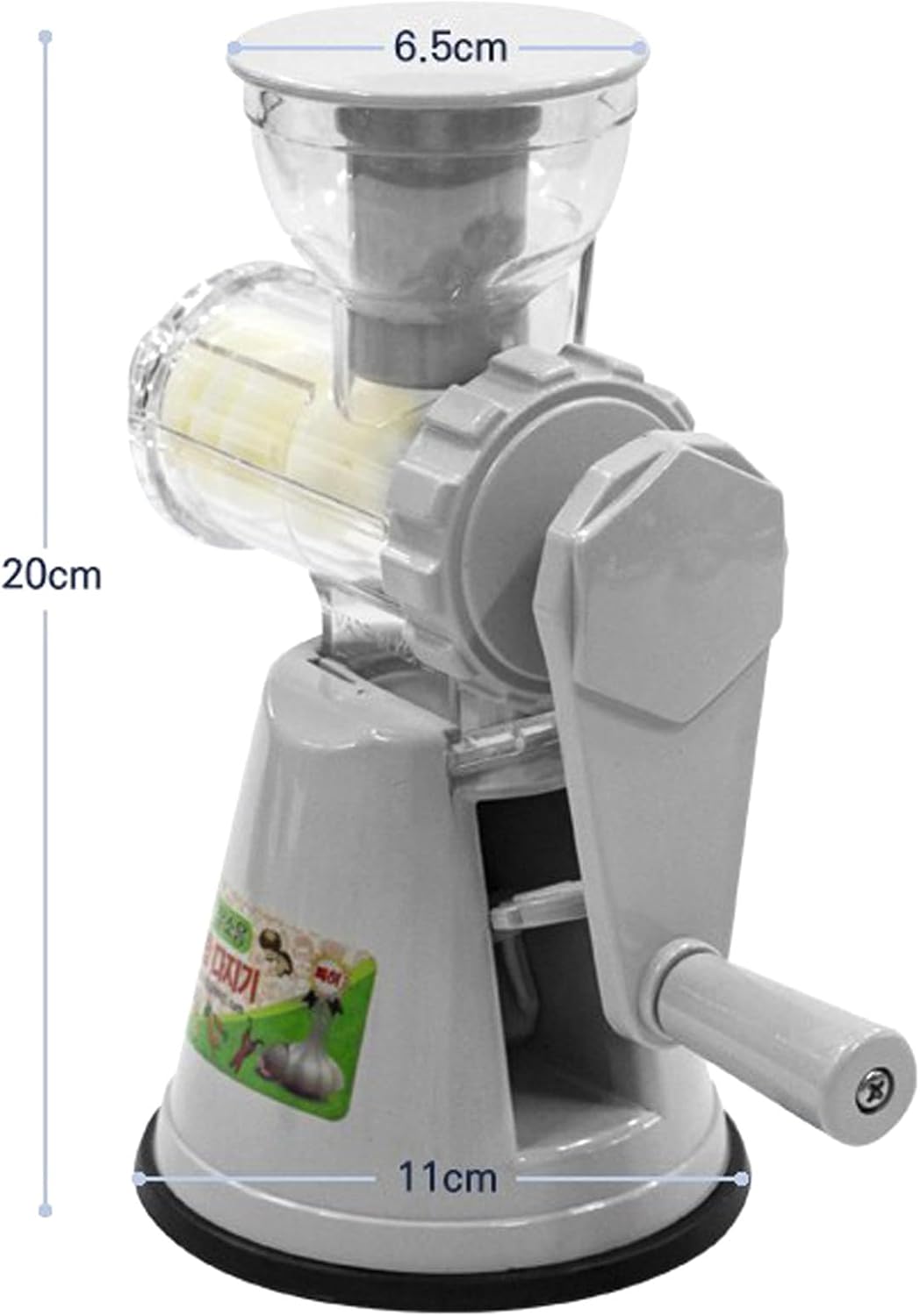 TOP Manual Garlic Chopper Vegetable Potato Nuts Mincer Easy Cleaning Quiet Operation Tool