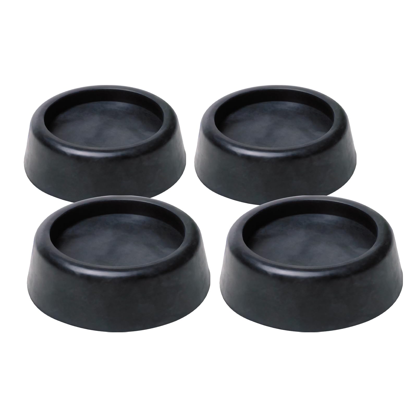 Washer Floor Anti-Vibration Isolator pad & Noise Reducing Mats Anti Vibration Pads for Washer and Dryer Washing Machine Stabilizer Super Silent Black