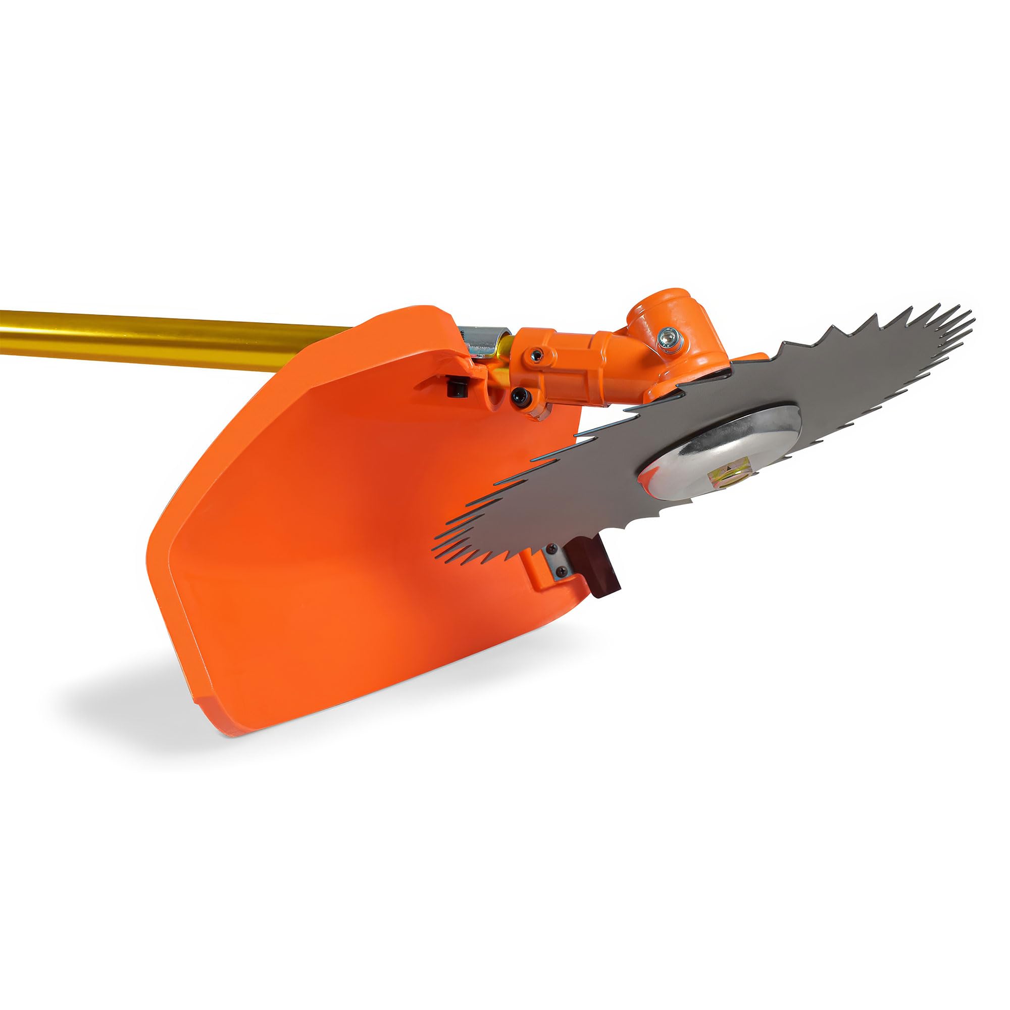 Desbrozadora 6-en-1 Motor 62cc con Cuchillas y Protector de césped Profesional