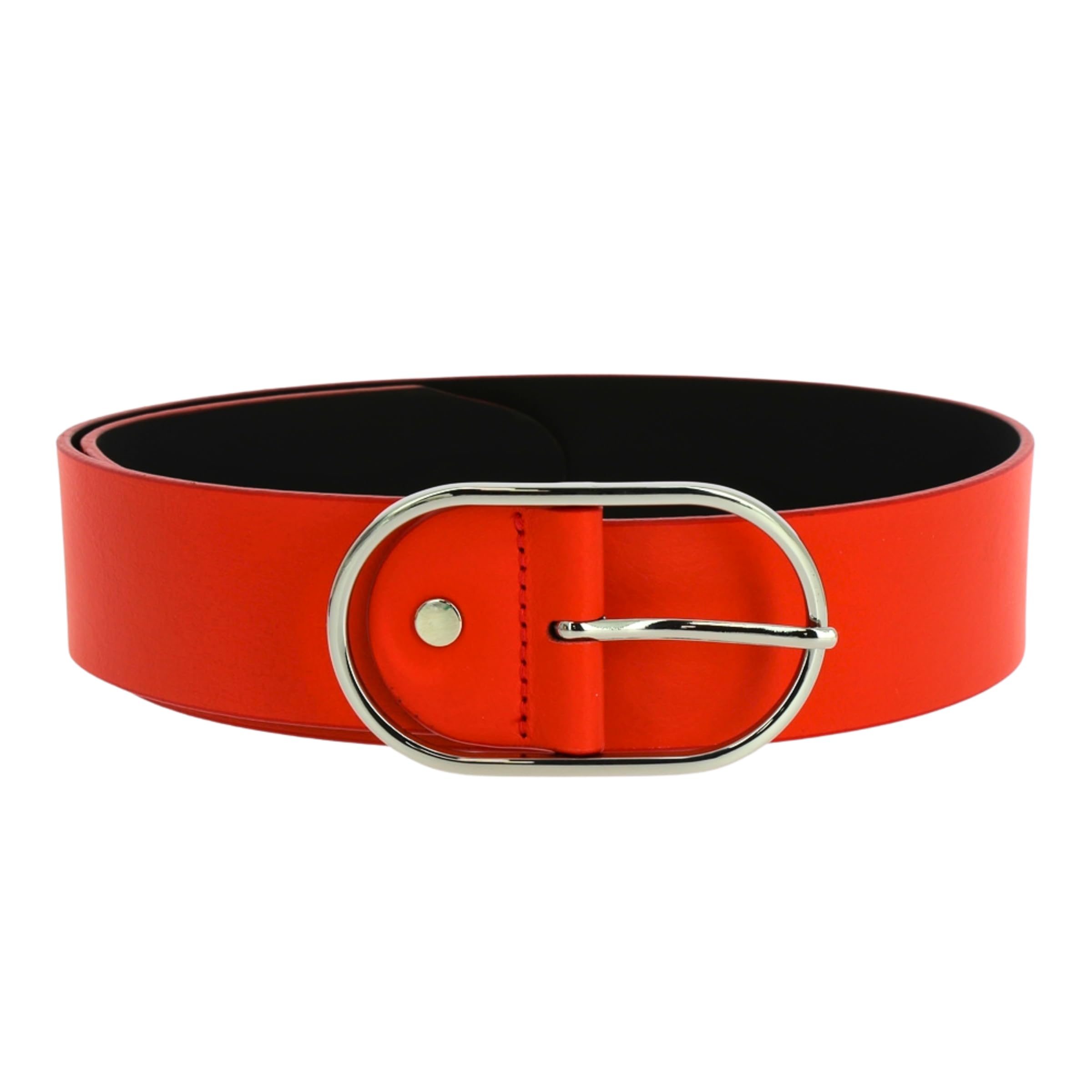 FASHIONGEN - Ceinture femme en Cuir Véritable LWG, largeur 5 cm, fabriqué en France, Maura