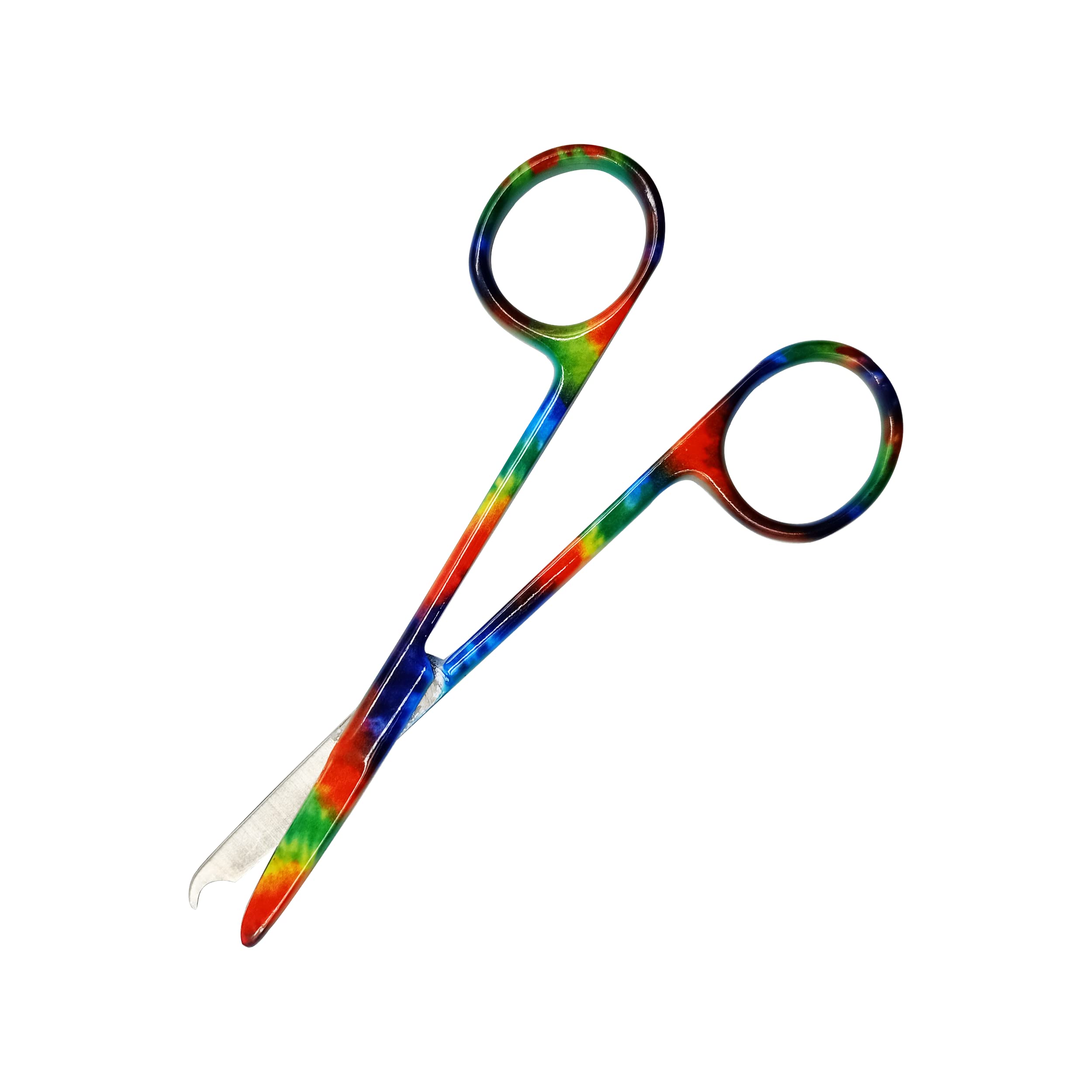 Cynamed Suture Stitch Scissors 4.5" with Crescent Delicate Hook- Perfect for Suture Removal, First Aid, EMS Training and More Premium Quality Instrument- Stainless Steel (Zebra, Pink) — Amazon image 4