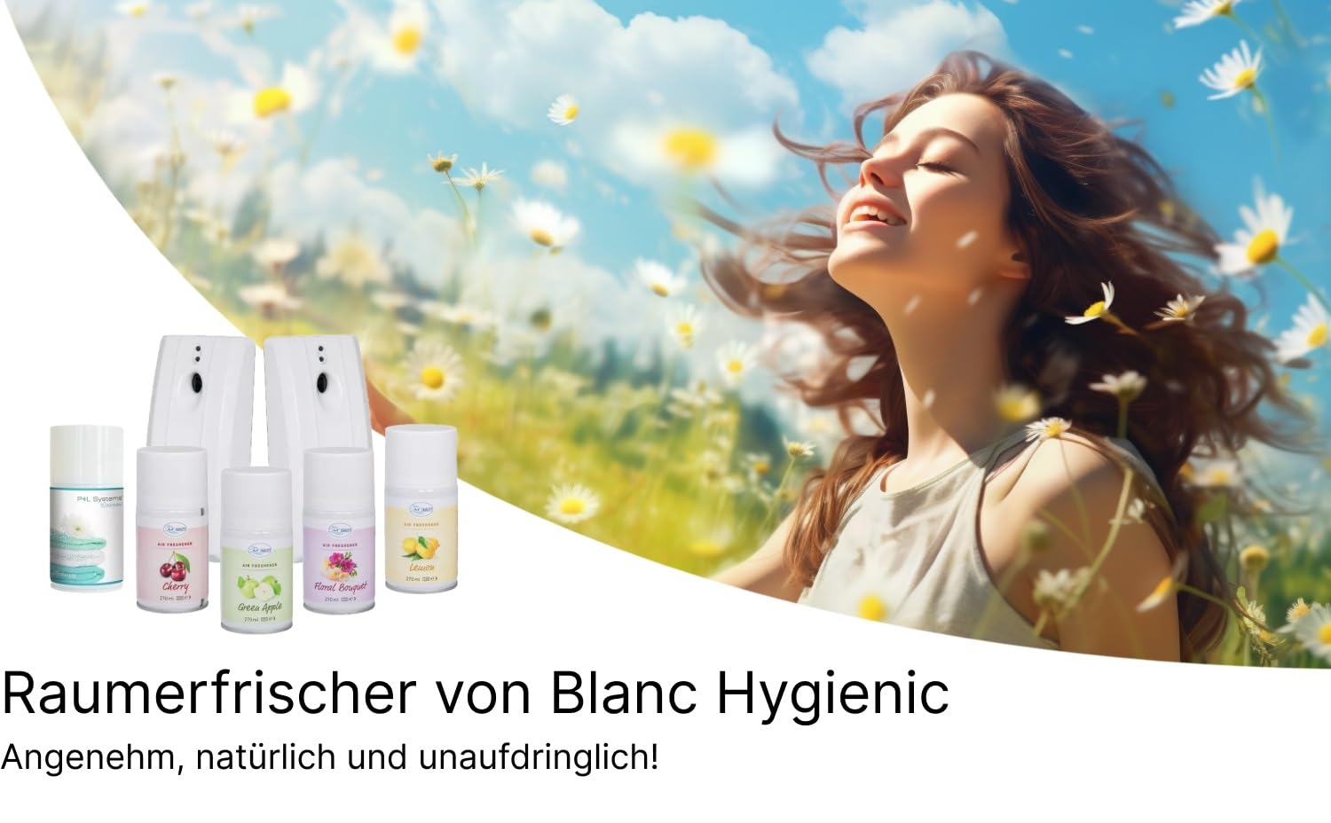 SET Duftspender Day & Night + 3 Duftdosen Lilie | Tag-/Nacht-Modus, einstellbare Sprühintervalle, 3 Duftdosen à 270 ml & Made in Germany