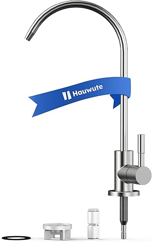 Grifo de agua potable, grifo de filtro de agua para fregadero de cocina, grifo de filtro de agua de cocina de acero inoxidable sin plomo para