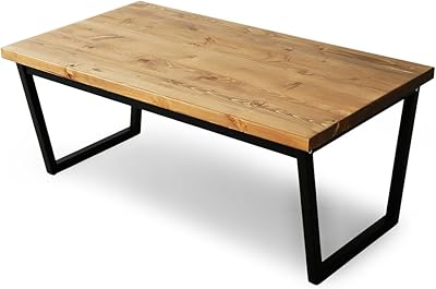 LOWYA ローテーブル 天然木 無垢材 センターテーブル デスク 幅110cm ライトブラウン