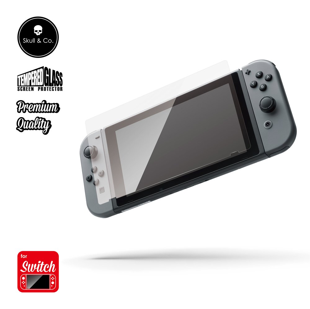 その他 Nintendo Switch Screen Guard Amazon.com: Skull & Co. Tempered Glass Screen Protector for