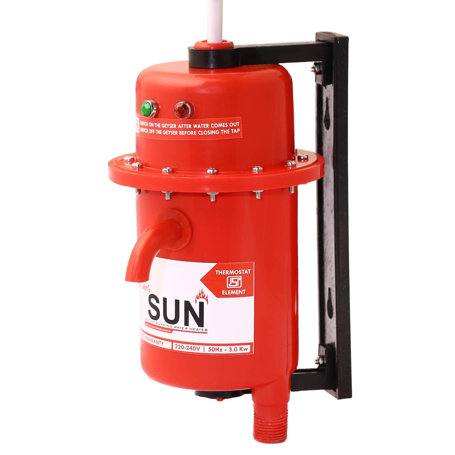 SUN INSTANT WATER HEATER/Made of First Class Plastic/Manual Reset  Model - Main Image