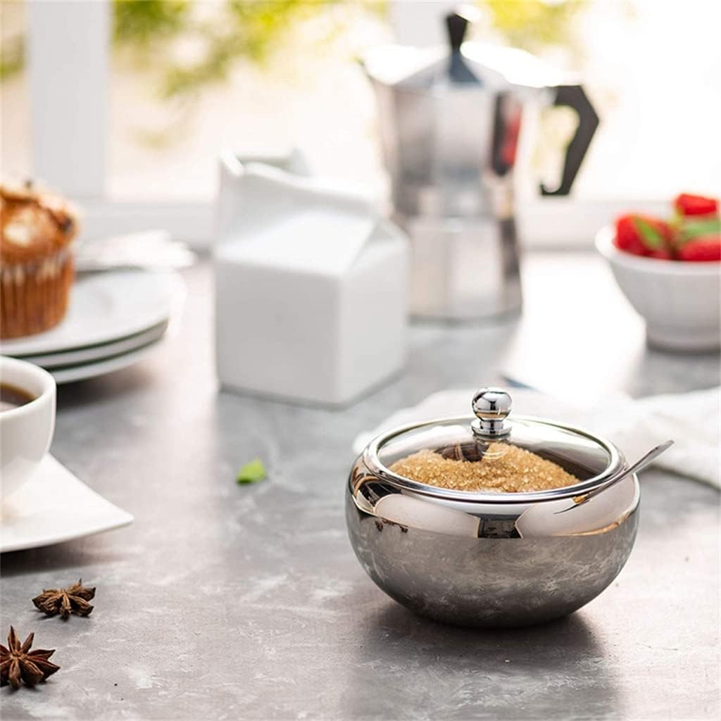 Seasoning Jar With Spoon Spice Storage Container Kitchen Tools Salt Pepper