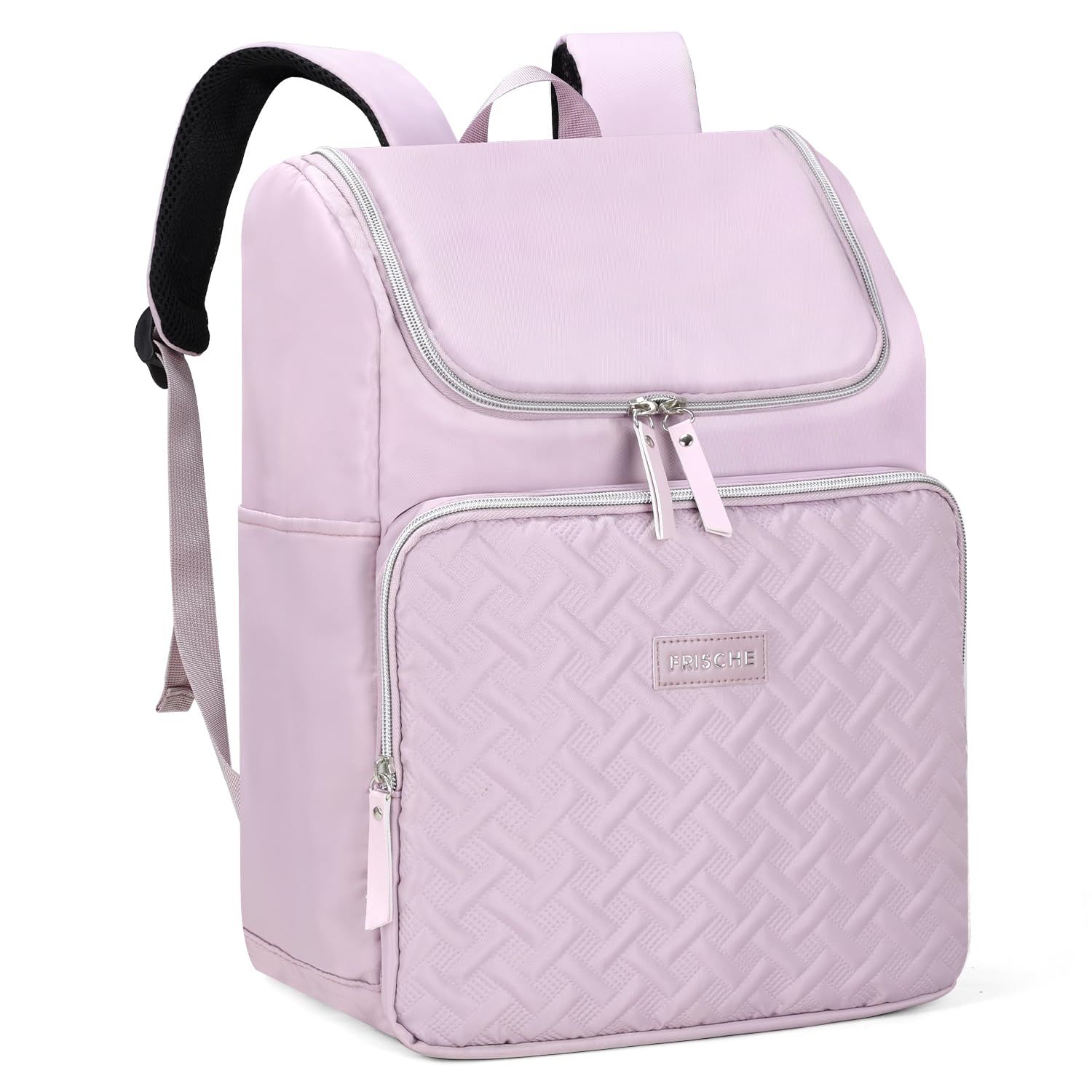 17L Kühlrucksack Damen, Thermo Rucksack Klein, Thermo Kühltasche Rucksack für Camping Picknick Strand, Lila