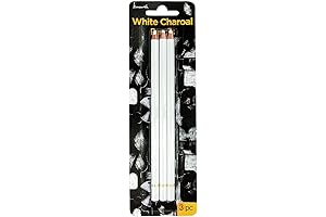 Brusarth White Charcoal Pencils: Enhance Your Artistic Creations