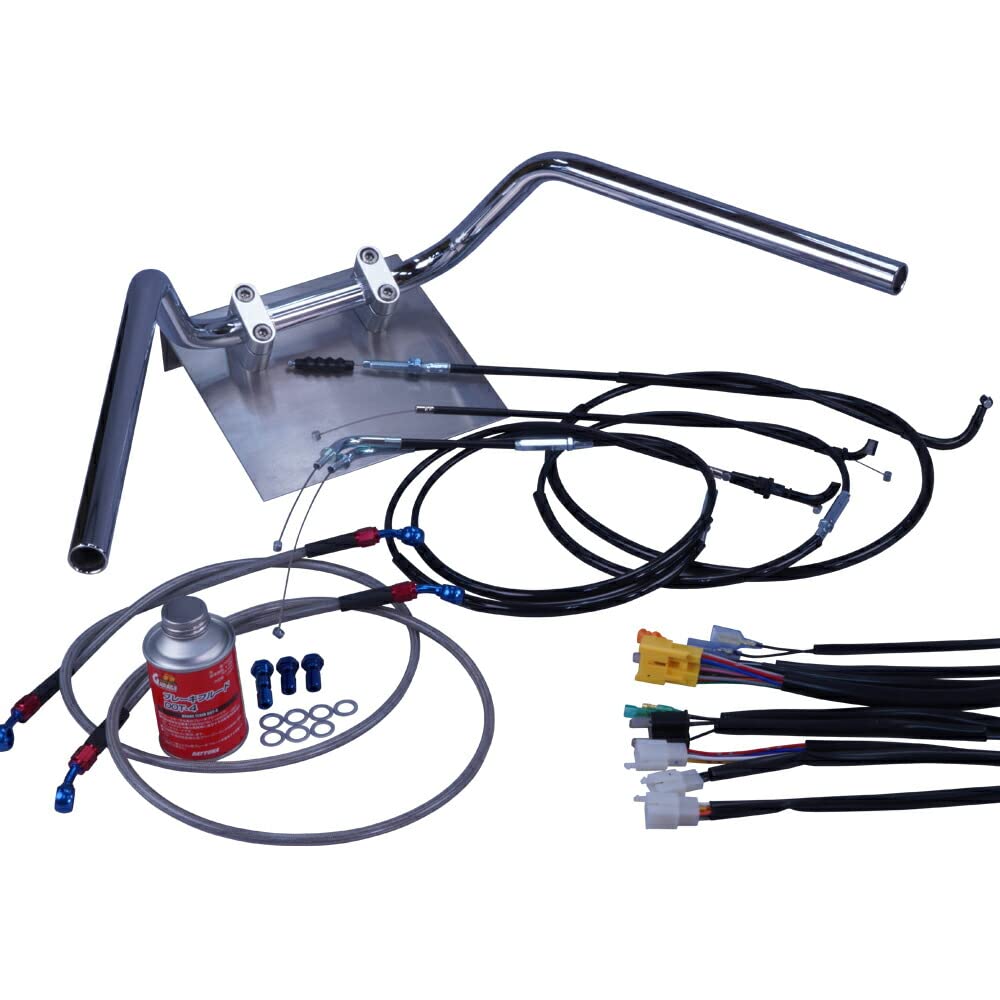 ムサシ　ハイブレイター 新品未使用、ハンドル中古セット Amazon | RZ250 アップハンドル セット 4L3/4UO 絞りオニハン しぼり鬼