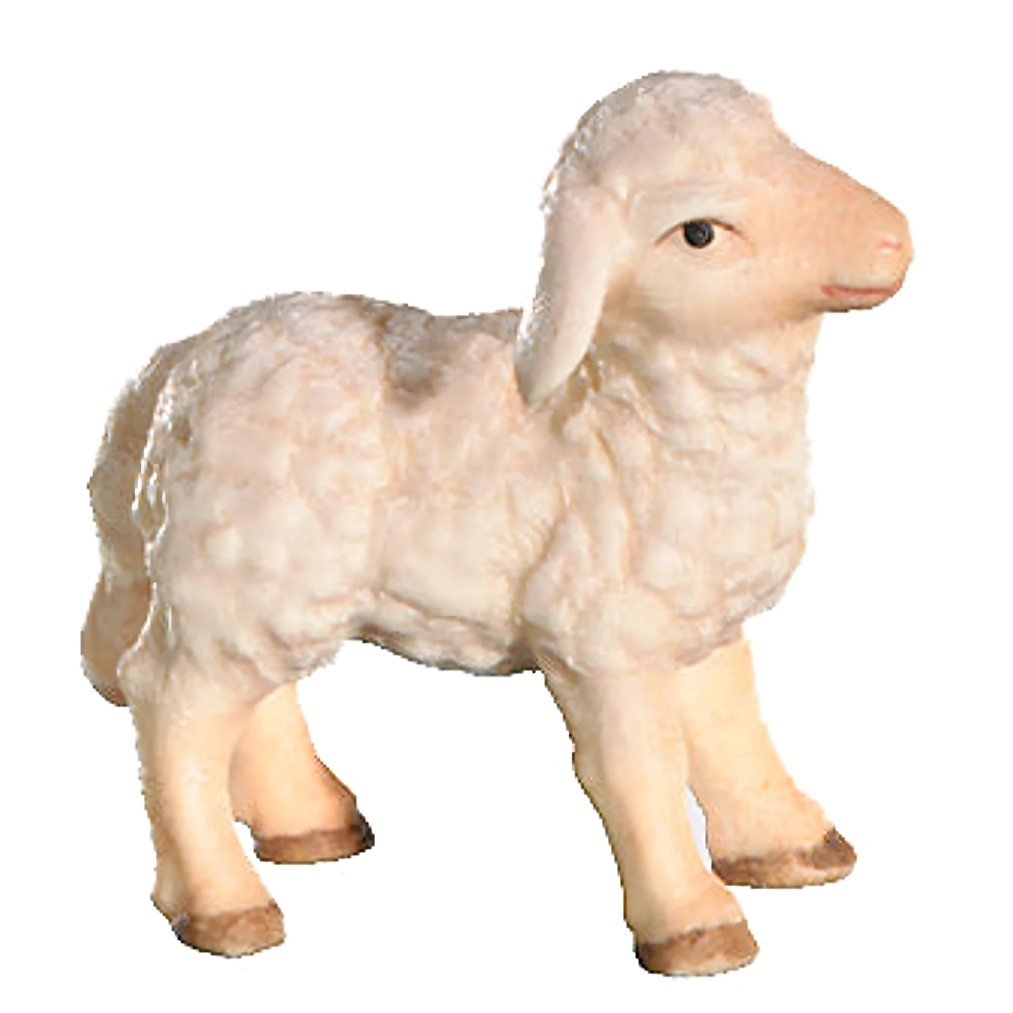 Wooden Lamb Figurine - Natural, Dolfi