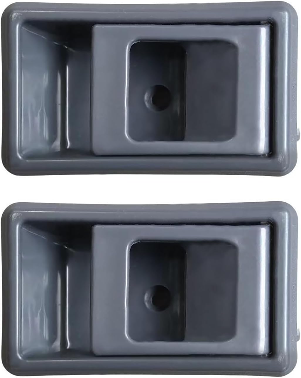2 PCS Car Perfect Fit Interior Handles, Wear-Resistant ABS Plastic Left Right Side Door Interior Handles, Replace OEM Number 69206-04010 69205-04010 Modification Accessories, for Hilux (Black)