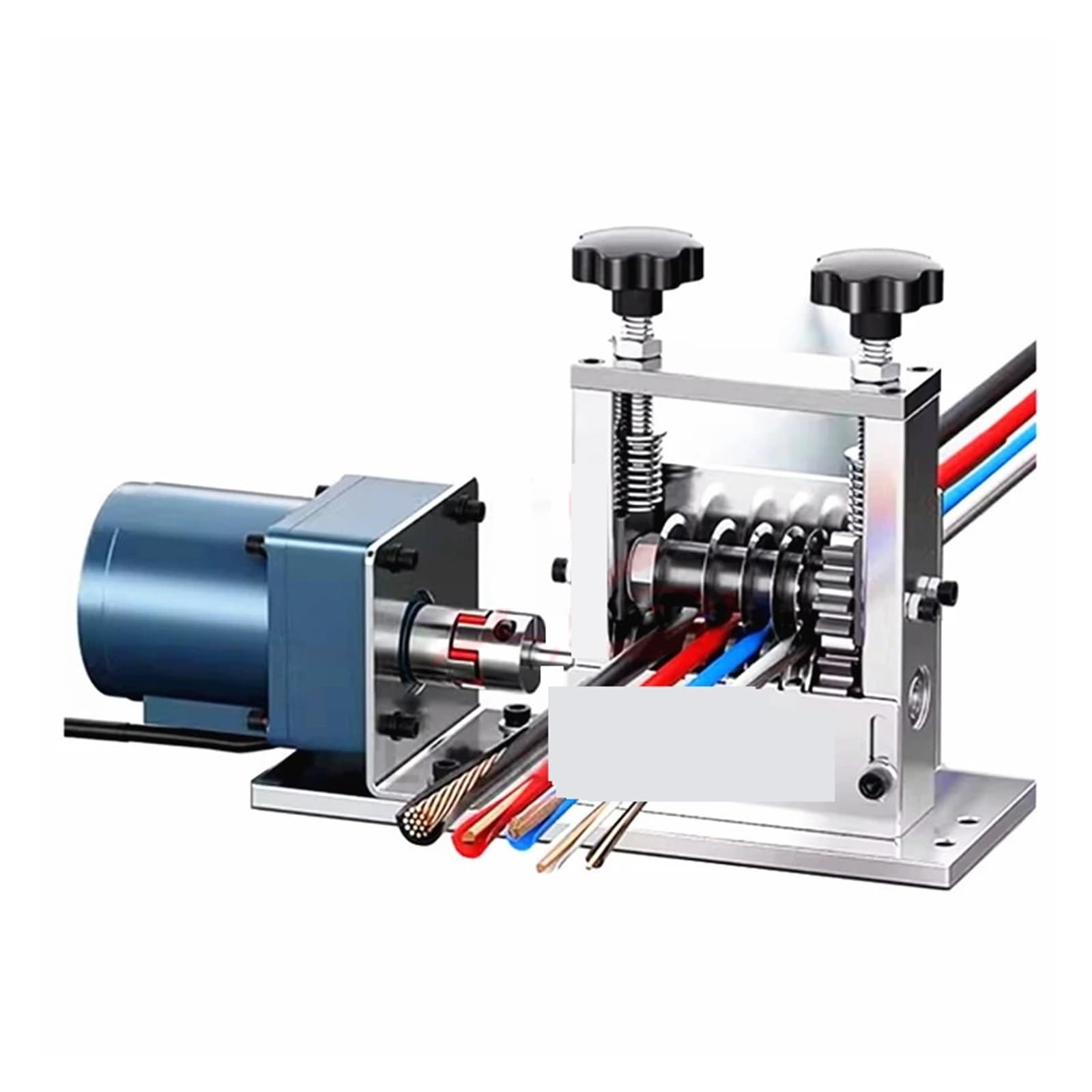 Wire Stripper, Electric Wire Stripping Peeling Machine Scrap Copper Stripper Plier 6 Holes Diameters 3-17mm