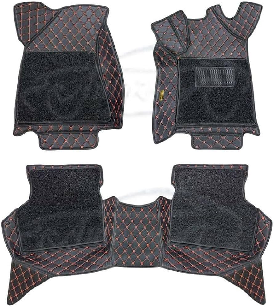 AutoZing® Luxury 7D Car Floor Mat for Hyundai i20 Active | 7 Layer