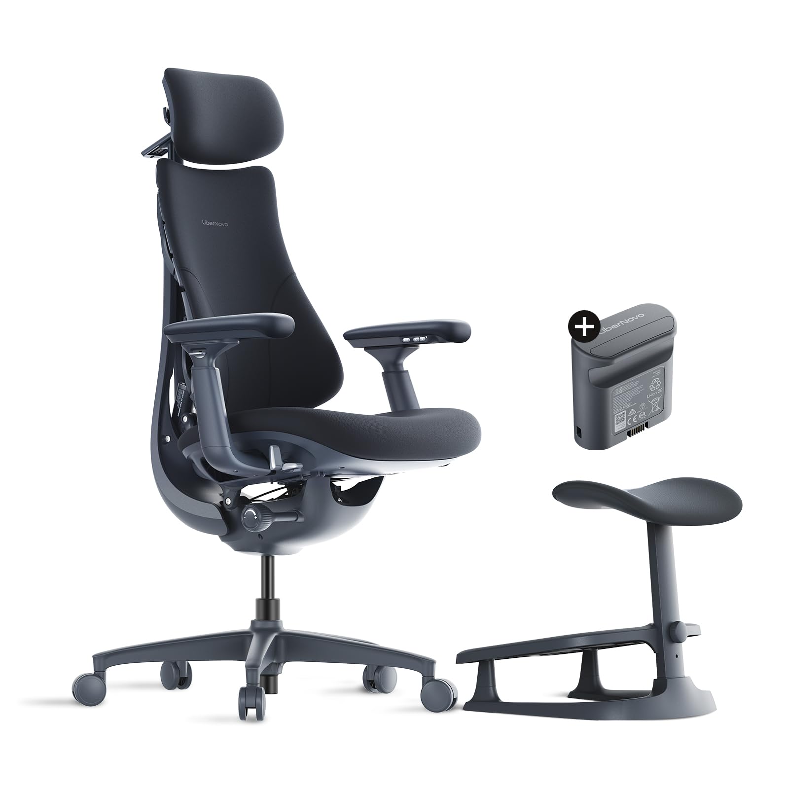 Amazon.com: LiberNovo Dynamic Ergonomic Desk Chair with Footrest