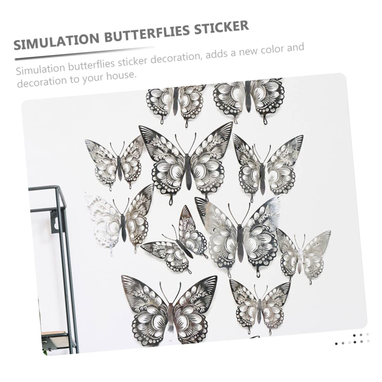 BESTonZON 120stücke Dekorative Schmetterlings Wandaufkleber Wunderschöne Wanddekoration Für Hochzeiten Partys Und Kinderzimmer Lebensechte Schmetterlinge Hochwertigem Material