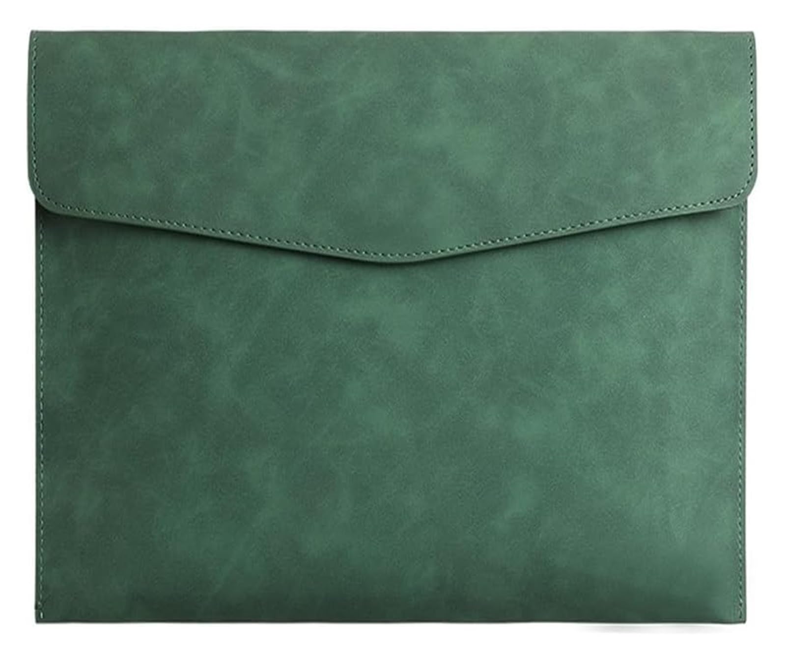 Skórzany organizer na dokumenty z kopertą PU, 235 x 330 mm, wielokolorowy, opakowanie 3 szt.(Green)