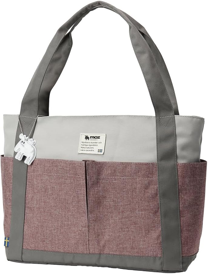 Amazon | [モズ] COMBI-ZZEI トートバッグ 14L ZZEI-26 Gray×DustyPink