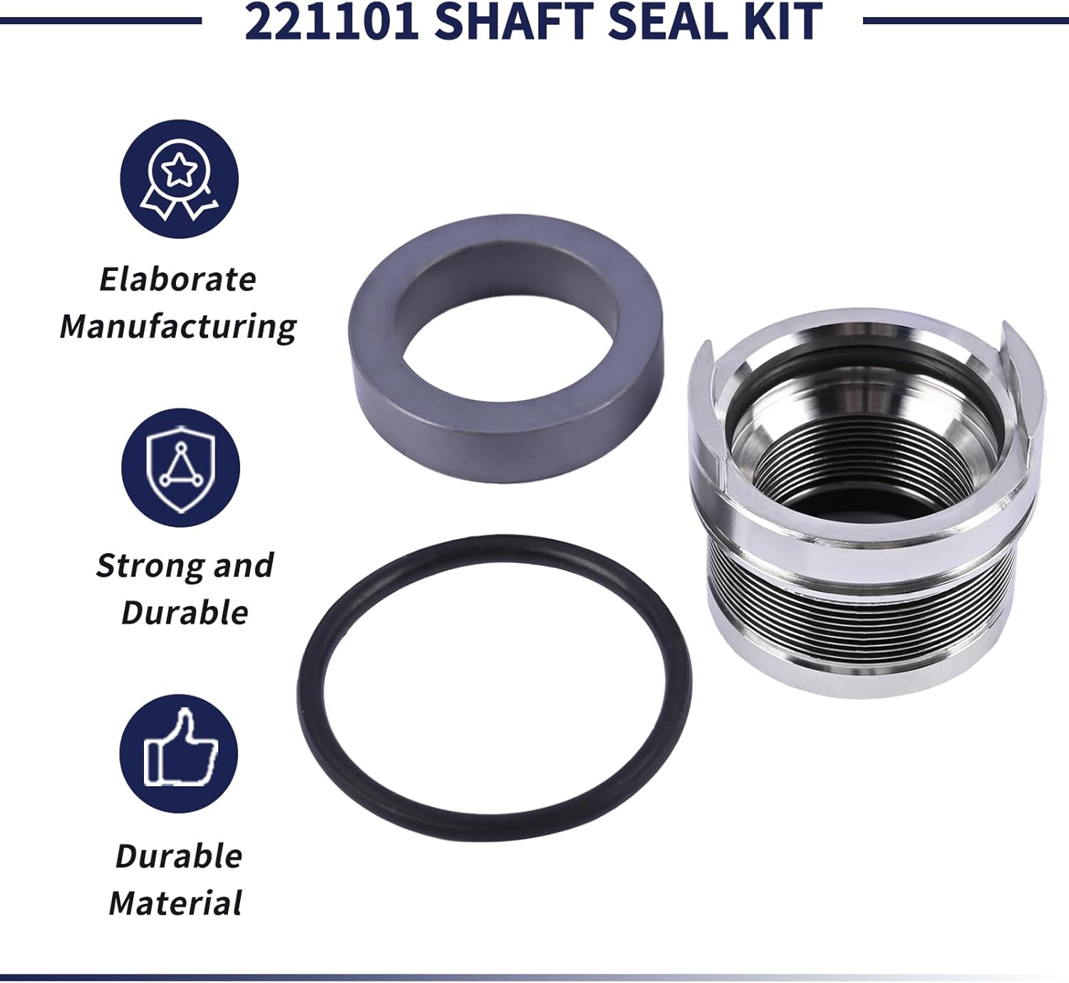221101 Shaft Seal Kit Compatible with Thermo King Compressor X426 X430 Large Shaft Compressor Seal Kit 22-1101