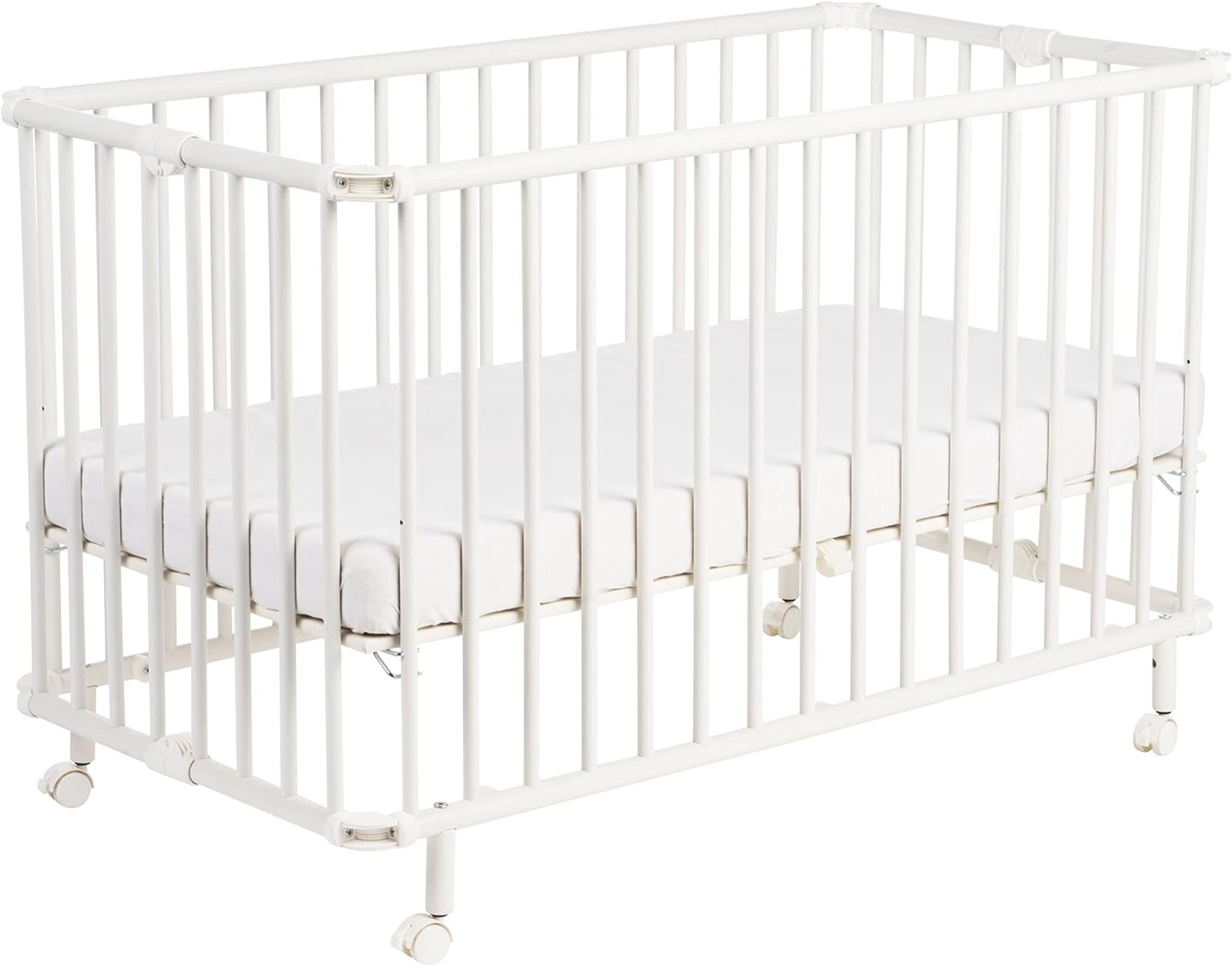 Geuther - Folding Wooden Cot Mayla (60 x 120 cm, White)