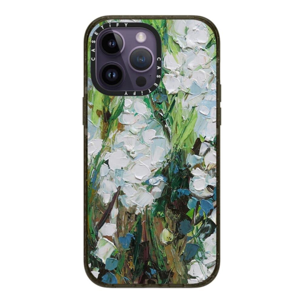 CASETiFY Impact iPhone 14 Pro Max Case [4X Military Grade Drop Tested / 8.2ft Drop Protection/Compatible with Magsafe] - Wild Squill Flowers - Glossy