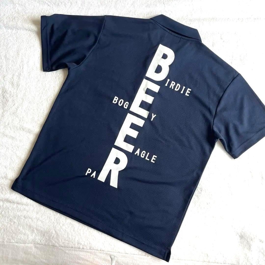 BEAMS GOLF ポロシャツ L イエロー/ネイビー 超美品】ビームスゴルフ
