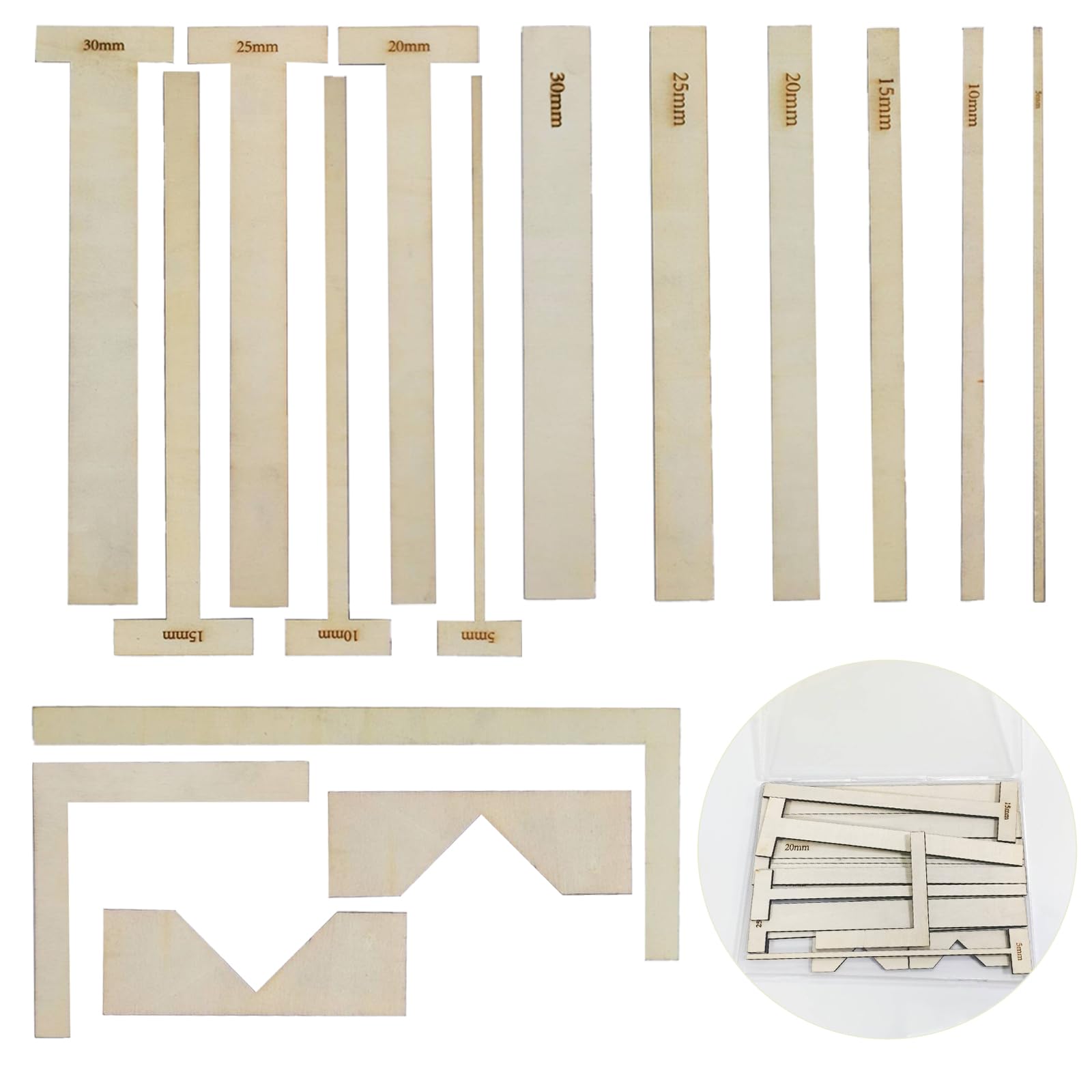 16 Pcs Bookbinding Tools Kit Bookbinding Easy Scrapbooking Tool L/t Shape & Straight Edge Set with Corner Cutting Items Storage Box for Photo Albums, Book Covers, Diaries, and Notebooks.