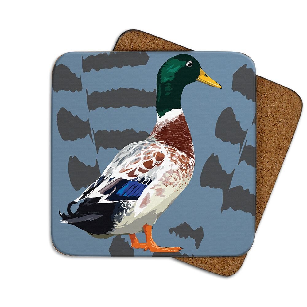 Leslie Gerry Animal Collection Mallard Coaster