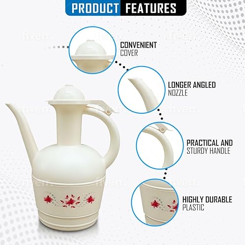 Miniatura 10 de Lota o Bodna o jarra de lavado de inodoro (beige)