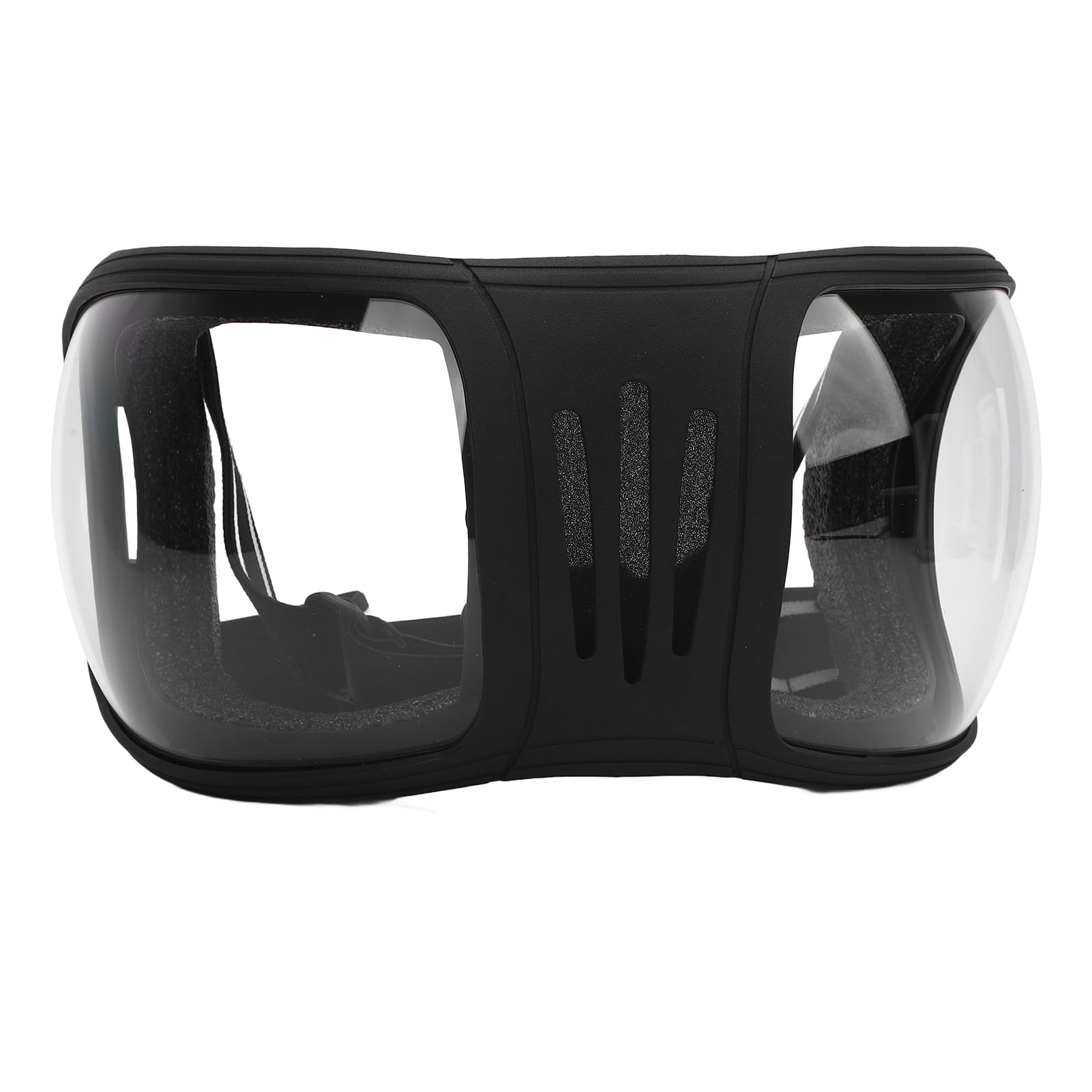 Lunettes de Courses de Chevaux Sangle Sécurisée Réglable, Toit-Vent, Anti-Sable, Anti-poussière, Matériau Durable
