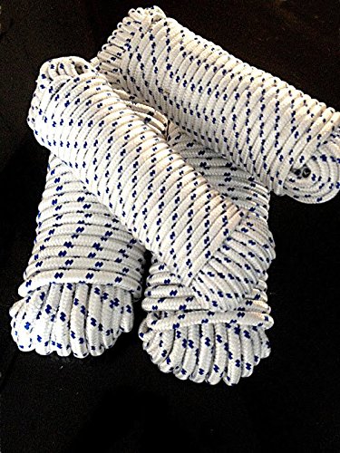 Seil, Tauwerk, Flechtschnur, Leine, Reepschnur, Bootsseil, Seil, Tau, Flechtleine, Reepseil, Polypropylen Seil, Schnur 4 mm -16 mm, 30 m, Tauwerk (8 mm)