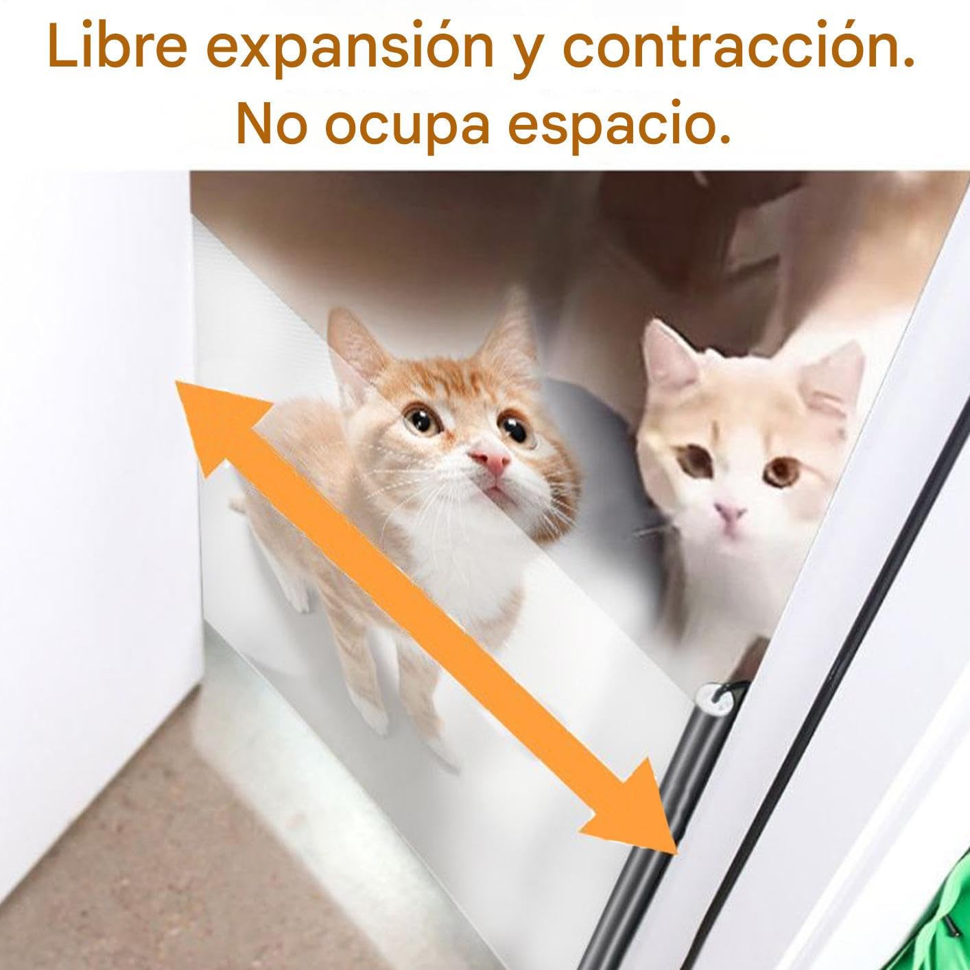 Cancello per Animali Domestici Interno Barriera Sicurezza Retrattile Per