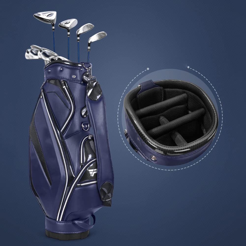 Sacche da golf, Supporto da golf for uomo, divisori superiori a 5 vie, ergonomico