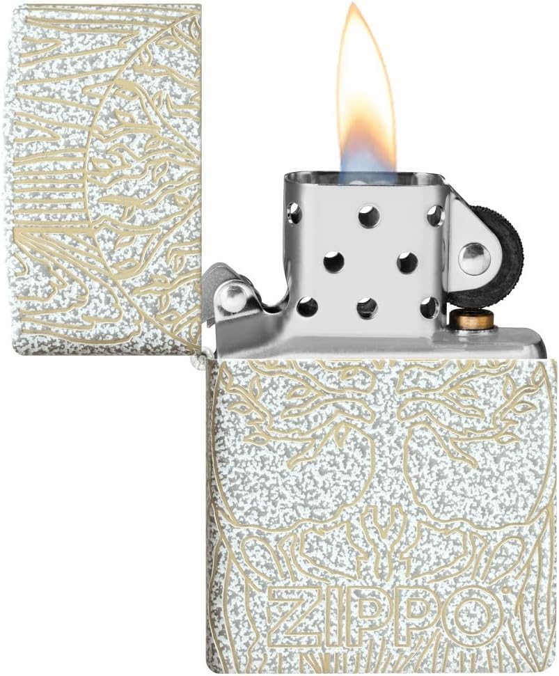 Encendedor Zippo con grabado personalizado en diseño madera miniatura 5
