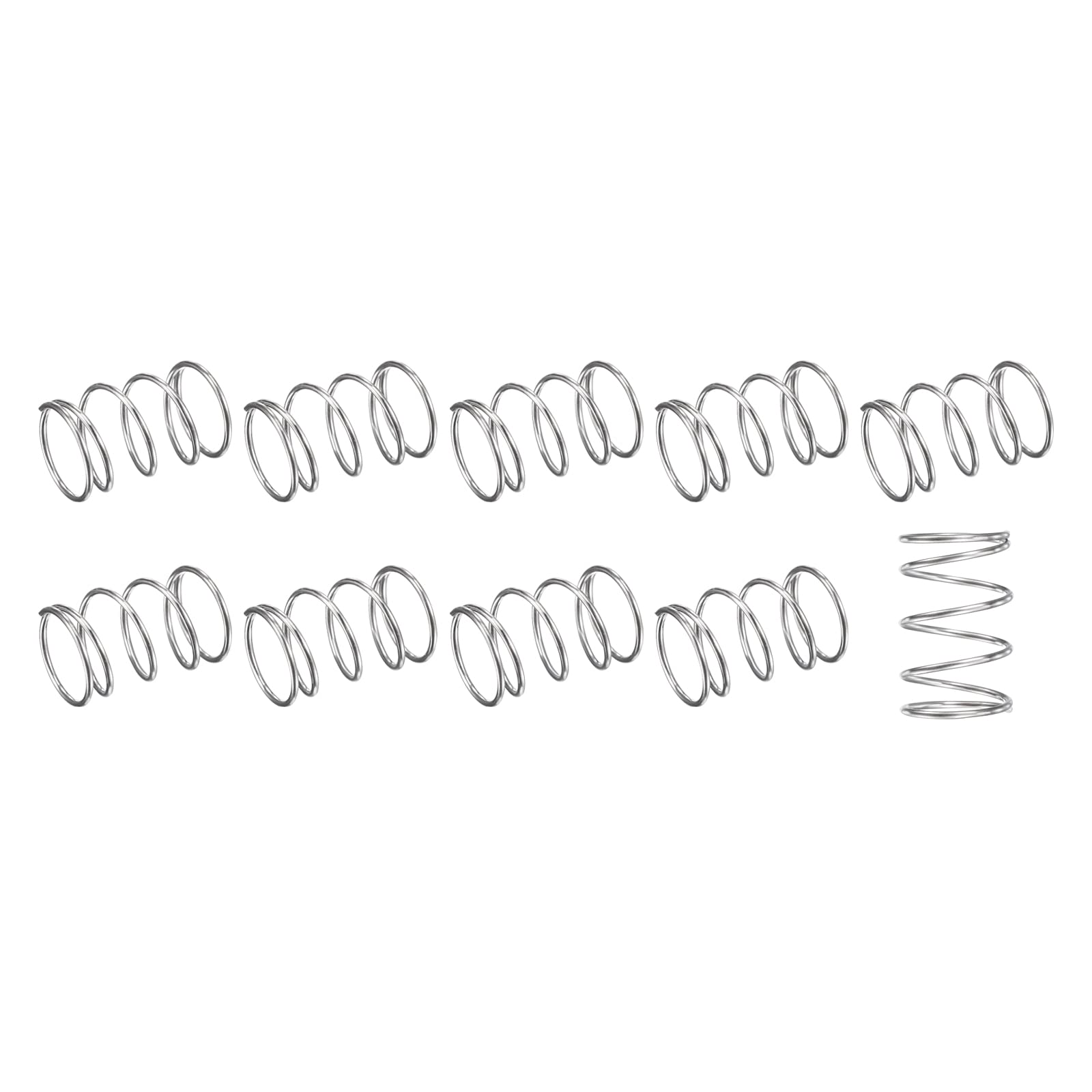 METALLIXITY Compression Spring (0.4x5mm OD,25mm Free Length) 10Pcs, Silver — Amazon image 17