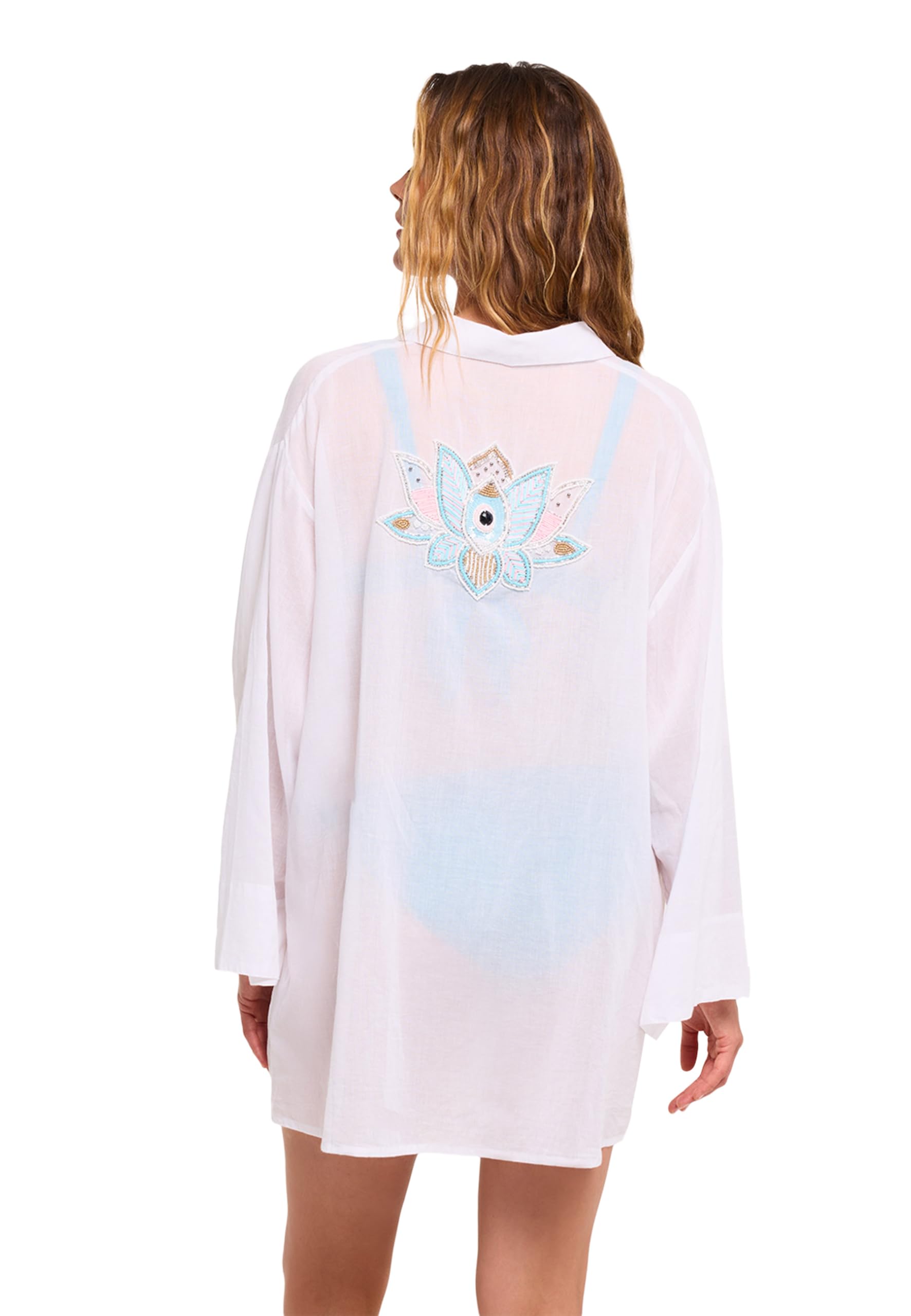 KOALA BAY | Lotorose | Kaftan para Mujer | Algodón | Color Blanco