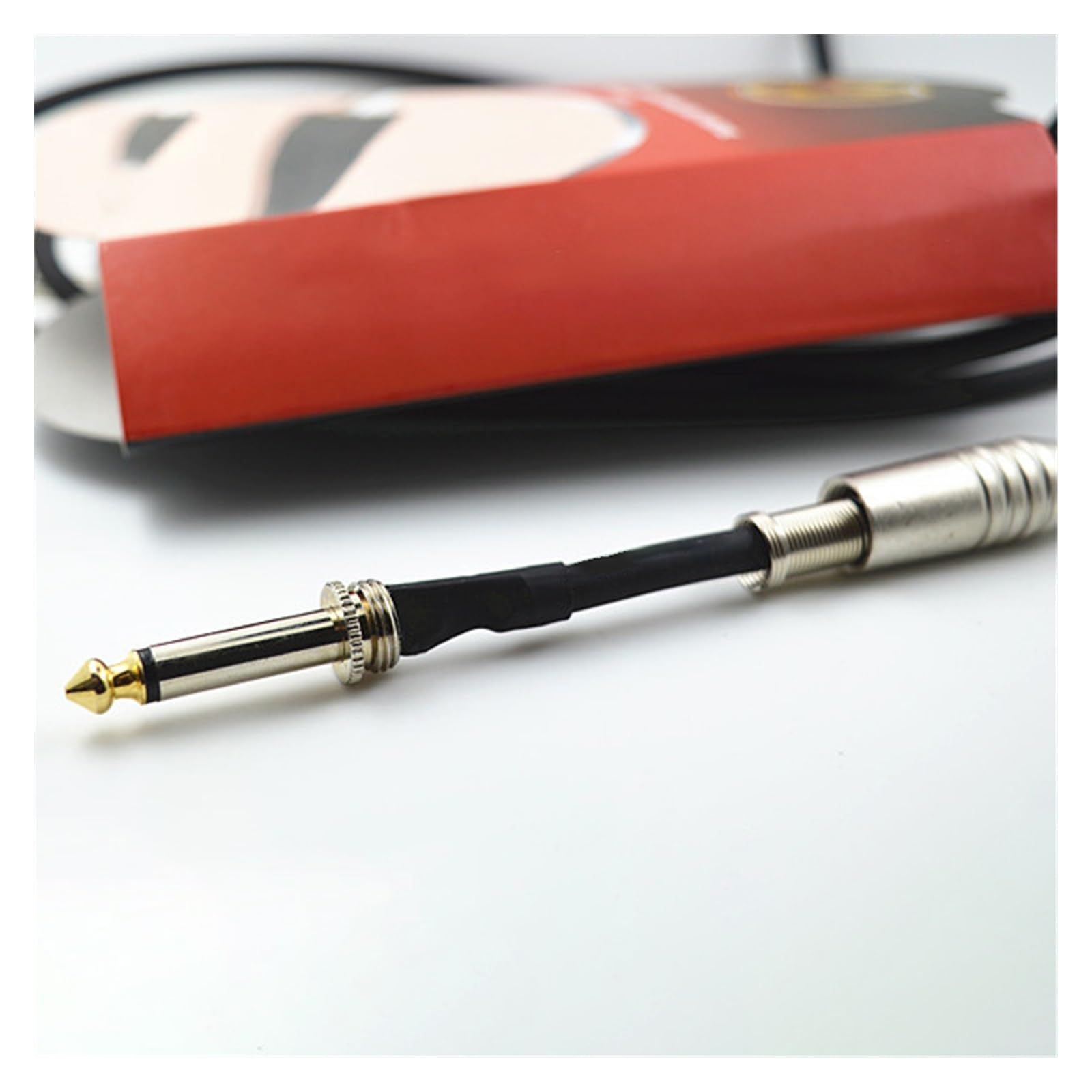 Kabel Audio Do Gitary Kabel do gitary elektrycznej Zielony kabel audio Niklowany kabel z miedzi beztlenowej redukujący szumy (Size : 6m)