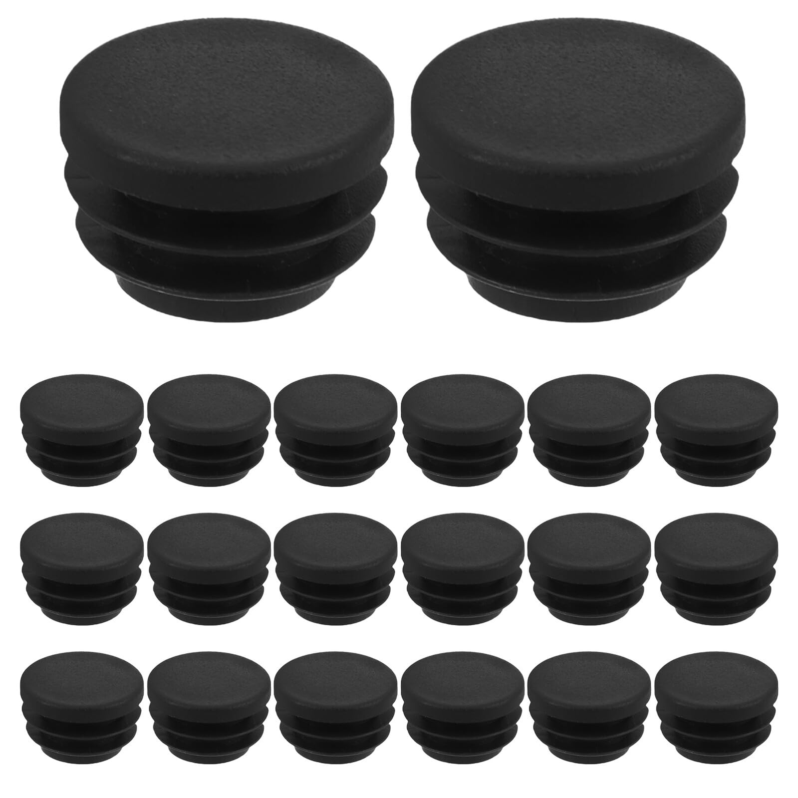 Tapones de plástico de 22 mm para sillas de terraza y comedor interior, pack de 200 piezas