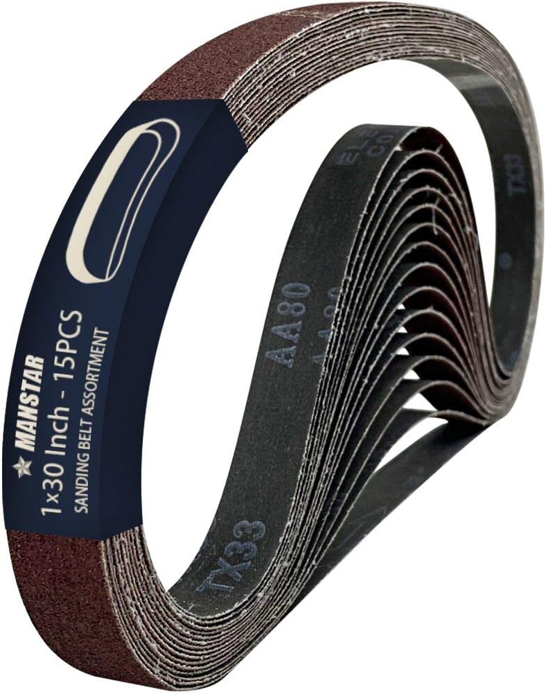 Red Label Abrasives 1 x 30 Inch Knife Sharpening Sanding Belts 1000