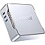 Mini PC Windows 11, 12Go DDR4 256Go ROM Mini Ordinateur de Bureau Intel Celeron J4125 avec 2,4+5 GHz WiFi, Double HDMI, VGA, 