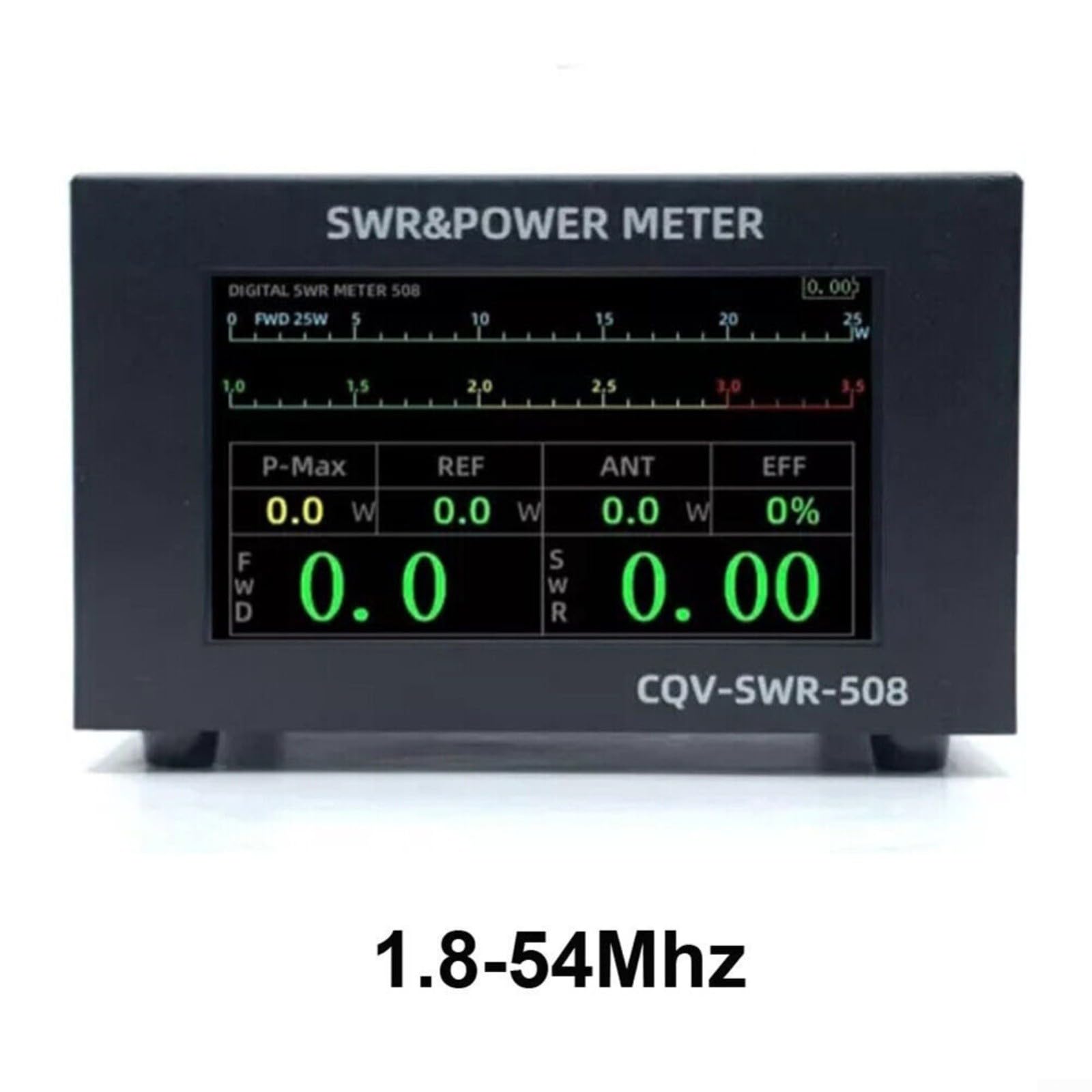 CQV-SWR-508 1,8-54 MHz Medidor de potencia SWR 200 W Medidor digital de onda estacionaria