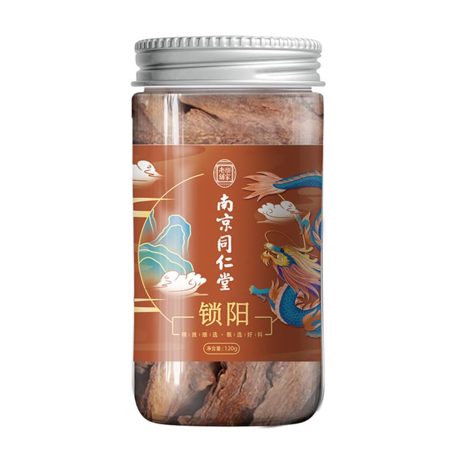 Natural Premium Chinese Herbal Tea Suoyang 4.23oz Whole Root Canned Tea 120g