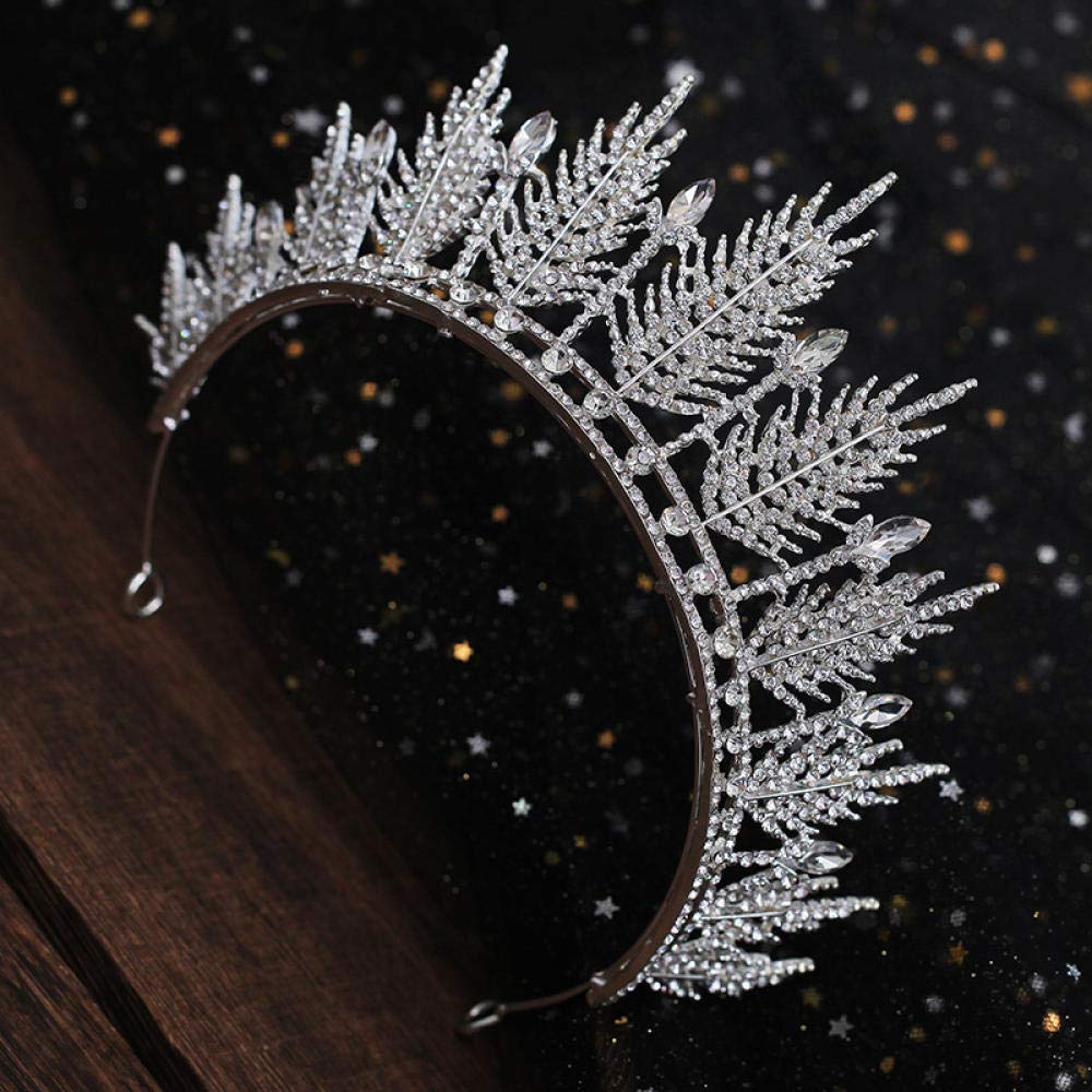 Tiara, stop strasu, ozdoba na głowę dla panny młodej, dla kobiet, prosta moda, na wesele, wesele, ozdoba do włosów, opaska na czoło w stylu vintage, na imprezę, prezent